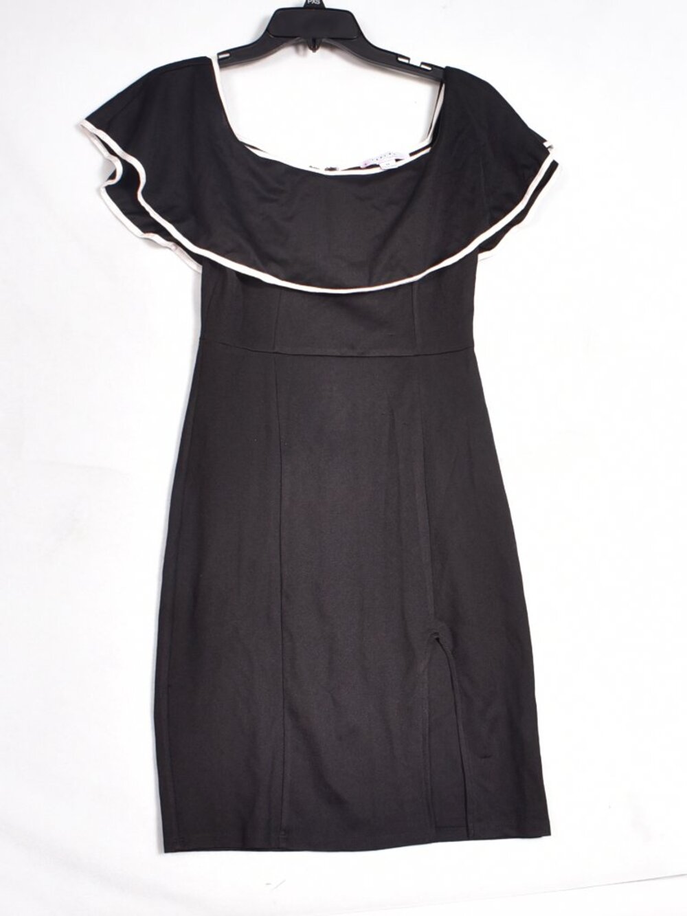 Favlux Fashion Women's Dress Off the Shoulders Black Size Medium